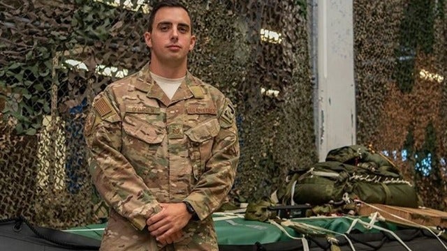 Air Force Sergeant saves choking baby while flying to award ceremony