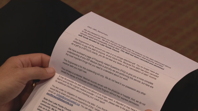 Church pays off medical debts for 2,000 families