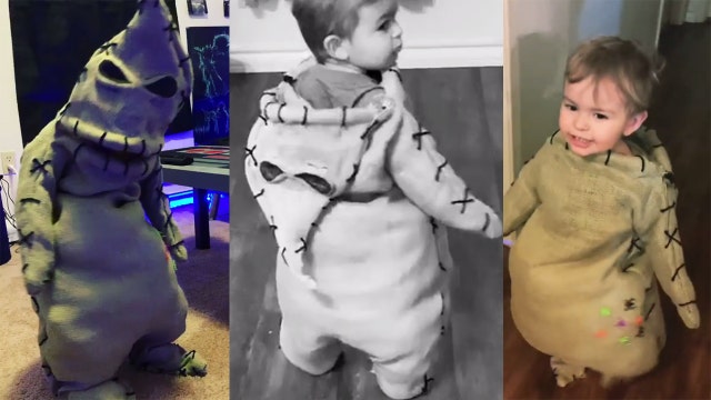 Mom transforms son into pint-sized Oogie Boogie ahead of Halloween: ‘He was mesmerized'