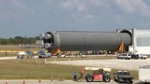 NASA's 'Pathfinder' arrives at the Kennedy Space Center