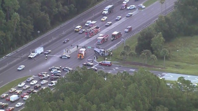 Motorcyclist, driver dead after 3-vehicle crash involving a dump truck in Osceola County