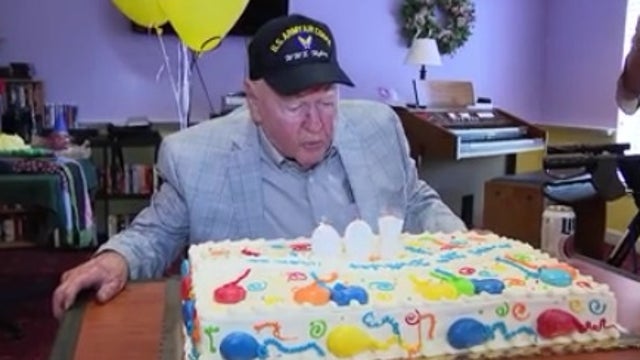 WWII vet's secret to living to 100: 'Good genes'