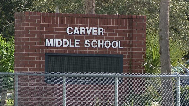 Two Florida middle school students chased, spat on by stranger