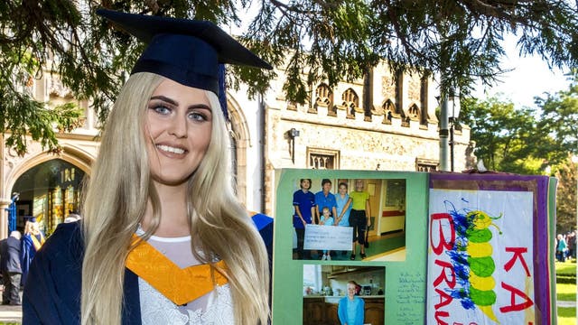 Nurse returns to work at hospital where she was treated for leukemia as child