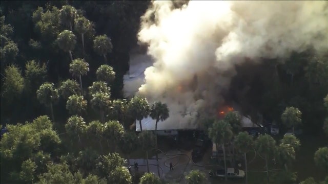 Multiple crews battle house fire in DeBary