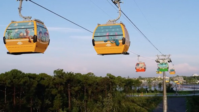 Walt Disney World's Skyliner gondolas open this weekend