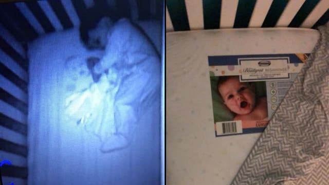 Mom spots terrifying 'ghost baby' in son's crib; says she 'could kill' husband after learning cause