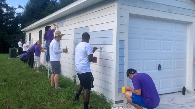 Orlando Magic and Jewett Orthopaedic paint Habitat home
