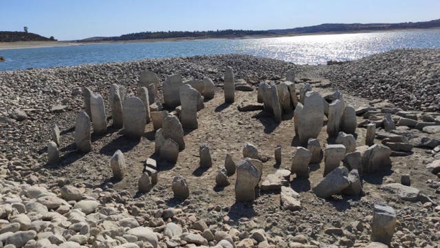 Drought conditions reveal ancient ‘Spanish Stonehenge' along reservoir in Spain