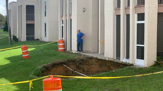 Residents forced to evacuate after sinkhole opens up at Altamonte Springs condo complex