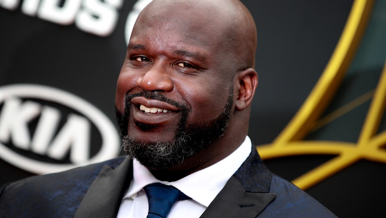 SANTA MONICA, CALIFORNIA - JUNE 24: Shaquille O'Neal attends the 2019 NBA Awards at Barker Hangar on June 24, 2019 in Santa Monica, California. (Photo by Rich Fury/Getty Images)