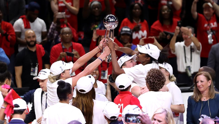 2019 WNBA Championship Trophy Ceremony, October 10, 2019 