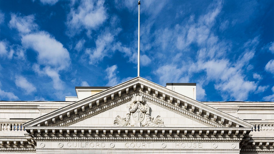 GREENSBORO, NORTH CAROLINA, UNITED STATES - 2018/12/03: Guilford Court House detail. (Photo by John Greim/LightRocket via Getty Images)