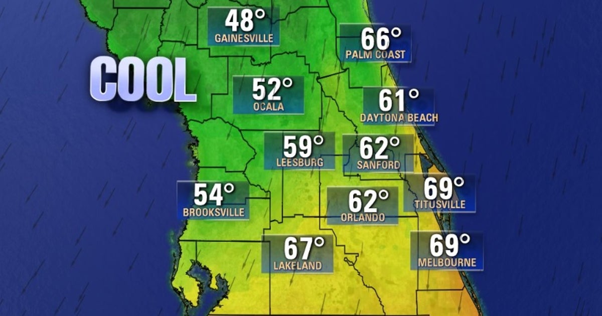 Cold front to drop temperatures into the 40s and 50s for parts of ...