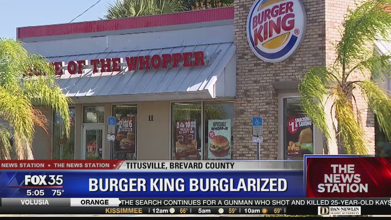 Burglars target Titusville Burger King on eve of Thanksgiving