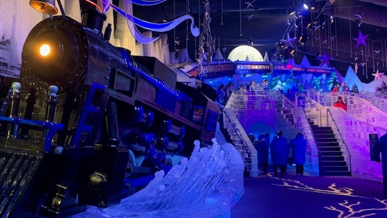 All aboard! ICE! at the Gaylord Palms featuring The Polar Express is now  open