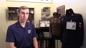 Not your average World War II history buff: Teen interviews veterans, collects artifacts for traveling museum