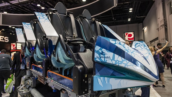 SeaWorld Orlando reveals ride vehicle for 'Ice Breaker,' their first launch coaster