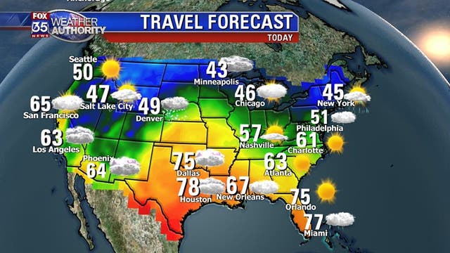 Warmer days ahead for Central Florida by the weekend!
