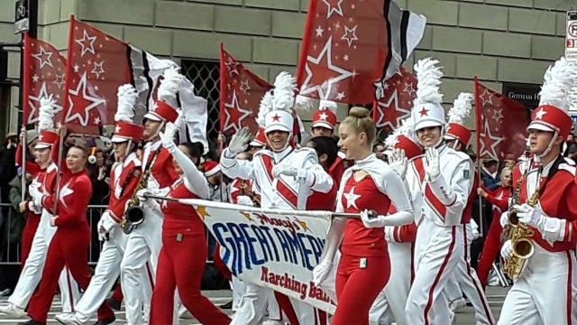 Leesburg High School student performs in Macy's Thanksgiving Parade