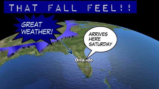 Turning delightfully cooler with lots of sun this weekend!