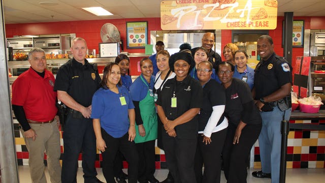 Cobb County police, FOP pay down school lunch accounts