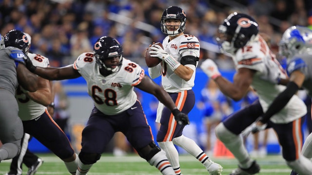 Trubisky's 3rd TD pass lifts Bears to 24-20 win over Lions