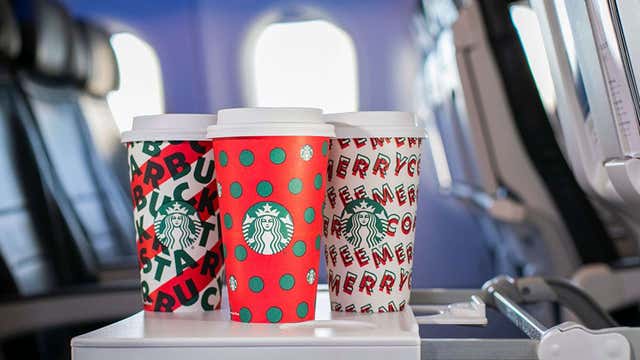 Starbucks customers with holiday cups get priority boarding with Alaska Airlines for a limited time
