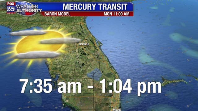 Mercury transit viewing this Monday