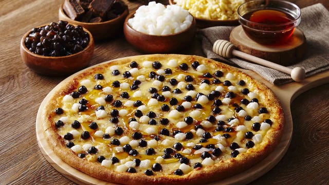 Boba pizza: Domino’s cooks up pie with bubble tea-inspired toppings