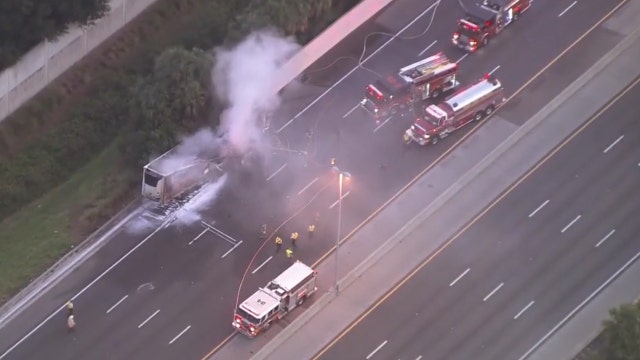 Northbound Florida Turnpike near Winter Garden partially reopens after vehicle fire