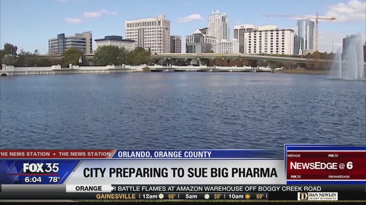 City of Orlando preparing to sue pharmaceutical companies - FOX 35 Orlando