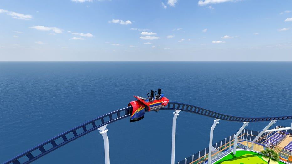 Carnival reveals details on first roller coaster at sea