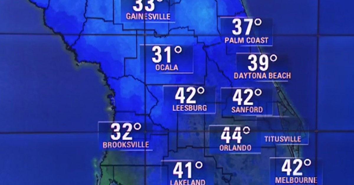 How long will it last? Cold snap drops temperatures into the 30s and ...