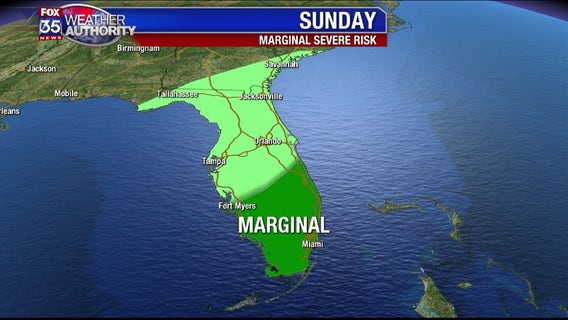 Heavy rain threat for Central Florida this weekend, strong storms possible.
