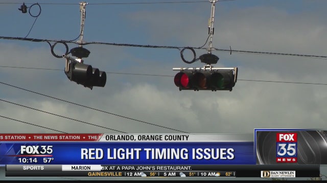 Orlando traffic signal takes more than 3 minutes to turn green