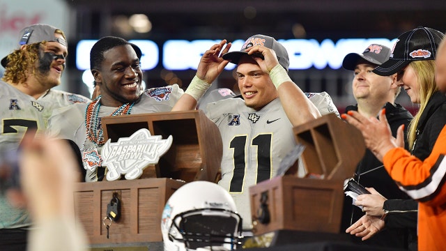 UCF gets 10th win, beating Marshall 48-25 in Gasparilla Bowl