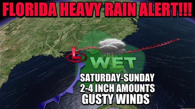 Heavy rain to soak Central Florida days before Christmas