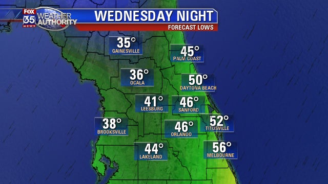 High temps in the 80s Monday, but expect cooler weather on Wednesday