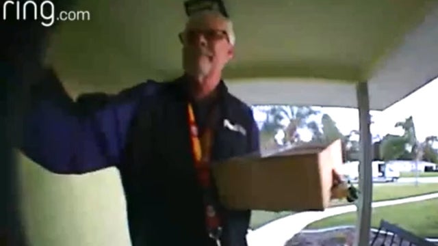 WATCH: FedEx driver sings holiday song to Florida woman's Ring camera during delivery