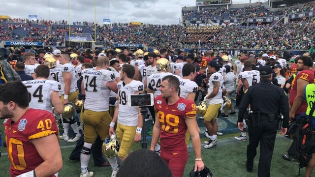 Notre Dame dominates Iowa State in Camping World Bowl with 33-9 win
