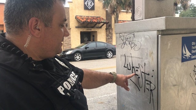 Graffiti going up as fast as Melbourne police can take it down