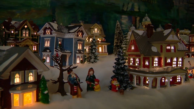 Former Rockette shows off elaborate holiday display that brightens up senior living community