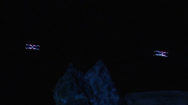 Walt Disney World dedicates new 'Star Wars: Rise of the Resistance' with X-Wing flight