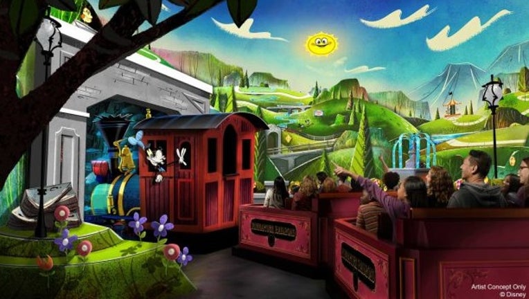 Mickey Minnie S Runaway Railway Set To Open On March 4 FOX 35 Orlando   Mickey And Minnie Runaway Railway 