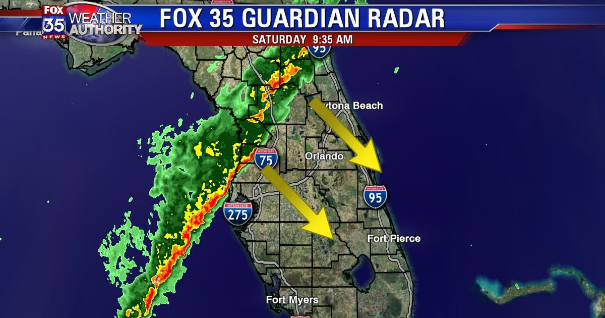 Scattered showers and isolated storms Saturday | FOX 35 Orlando