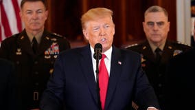 Trump says Iran appears to be 'standing down,' missile strikes caused no US casualties