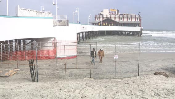 Repairs begin at nearly century old pier in Daytona Beach