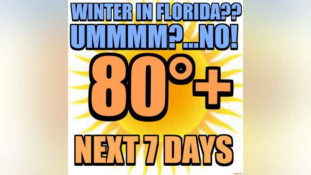 Winter Weather? Not in Florida!