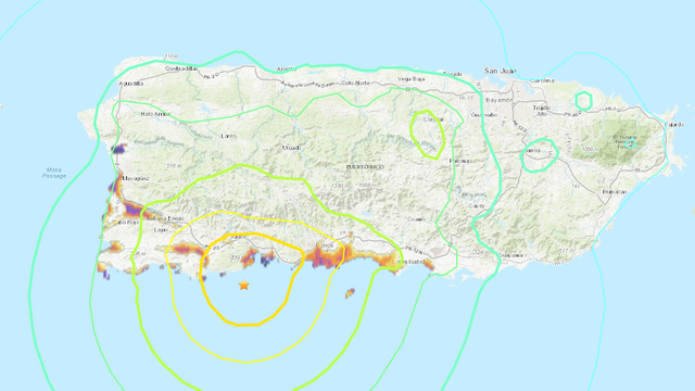 Liquefaction in Puerto Rico Earthquake
